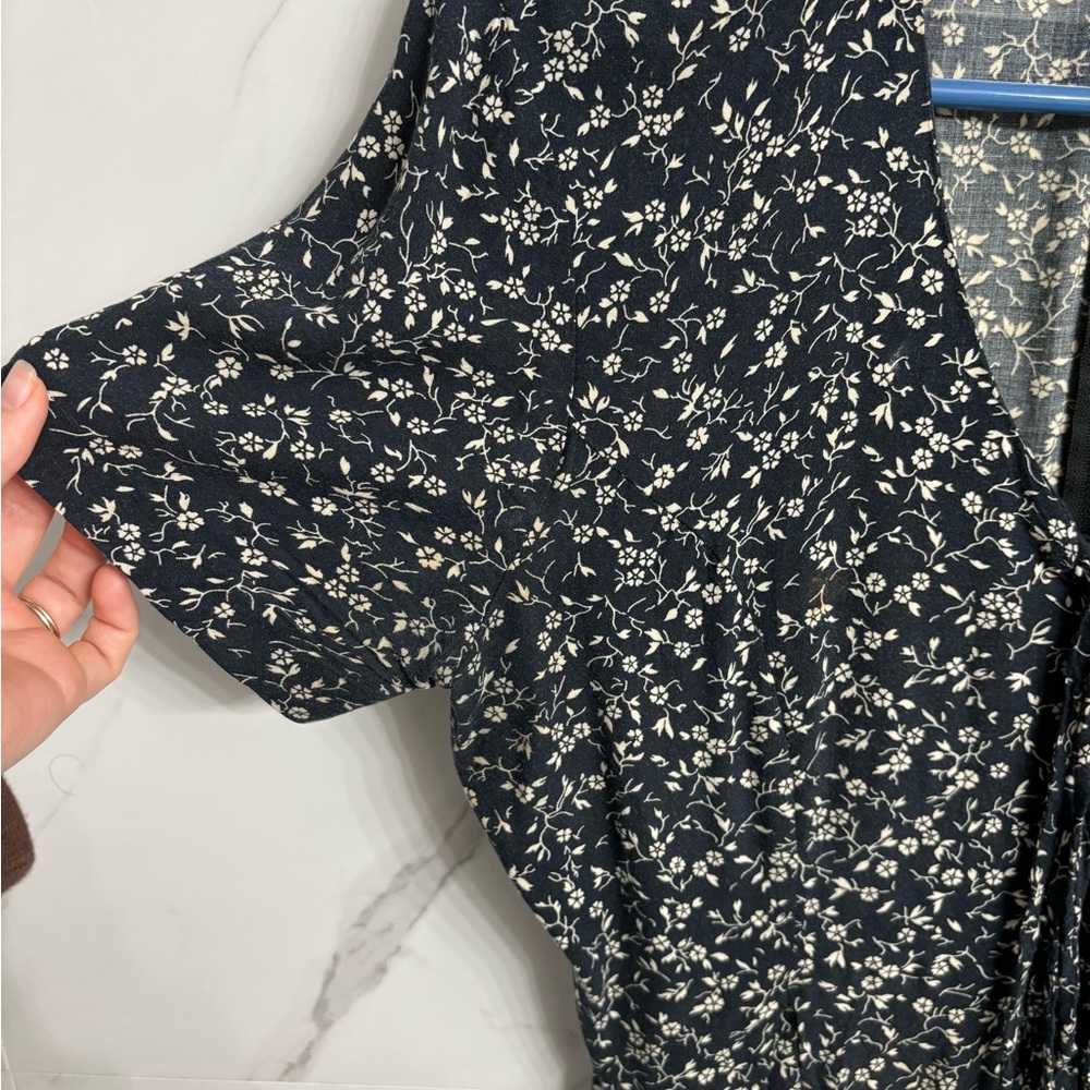 Vintage floral romper